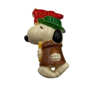 Snoopy Peanuts RAH! Vintage 1983 Figural Refrigerator Magnet Hong Kong